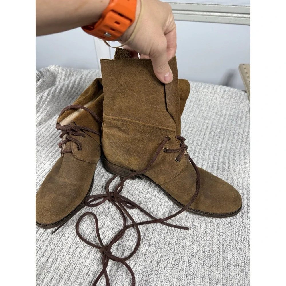 Kors By Michael Kors Suede‎ Chukka Boots Womens 8 Brown Vintage Inspired Coastal